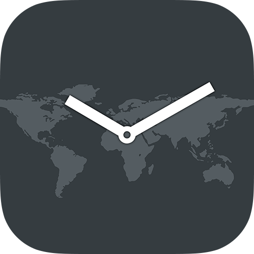 map:clock 世界地図時計